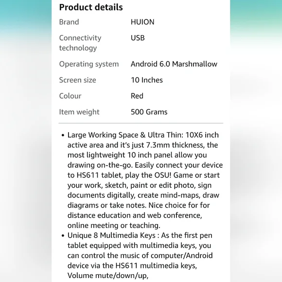 Huion Drawing Tablet - Picture 15 of 15